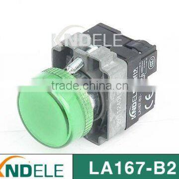 22mm led button indicator grade A LA167-B2-BV