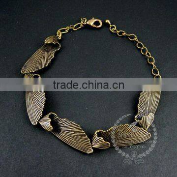 22cm vintage brass bronze fairy butterfly wings unique victorian bracelet jewelry 6450016