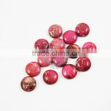 12mm round rose red pink imperial jasper cabochon beads,gemstone pendant cabochon stone beads set for earrings,rings,4110019