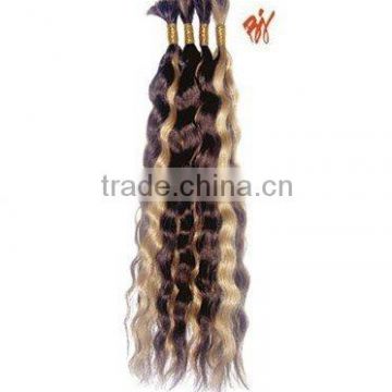 Spanish Curl Weaving Bulk - HH 100% - Animal Hair Available Too