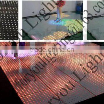 PC & Sub Control Disco DJ Wedding 192pcs SMD3528 RGB 3IN1 LED 4*4 Pixel Outdoor Waterproof Digital Interactive Dance Floor photo-5