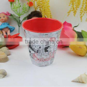 custome printed melamine nine angle cup