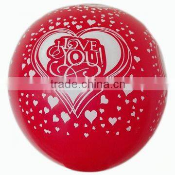 Factory price Printed Rubber Round Balloons