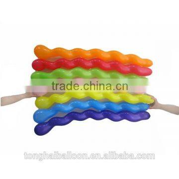 Hot Sale Long Screw Balloons for party decoration/children toys