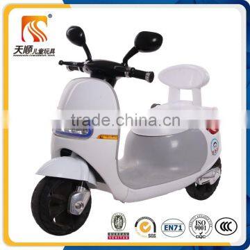 New arrival original white color battery power children motorcycle