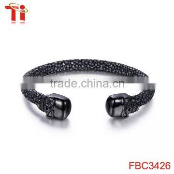 Ti Aohua Gold Plated Metal Bracelet Jewelry Set, Unisex Skull Beads Cuff Bracelet Jewelry Accessory photo-6