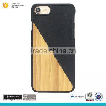 Wood Bamboo Combination Phone Case Leather Case for Iphone 7 photo-3