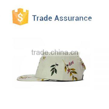 Fruitlet 5-Panel Camp Cap,Printing Acrylic 5 Panel Hat, Fashion Flat Brim 5 Panel Hat photo-3