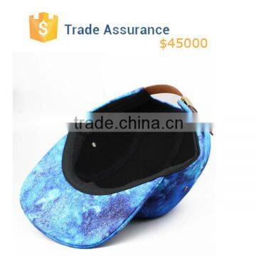 Custon Design Fashion 5 Panel Hat Shimmer 5 Panel Cap Hat Snapback Hat Galaxy Nebula photo-5