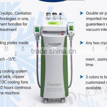 Reduce Cellulite 3 Different Sizes Handles 5 Inch LCD Double Chin Removal Display Fat Freeze Cryolipolysis Beauty Slimming Machine For Fat Reducing photo-2
