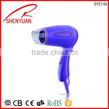 Mini DC motor travel Household hair dryer familar drying hair made in china