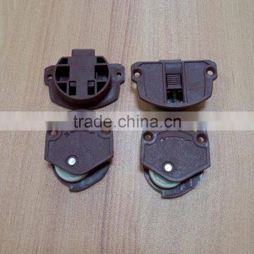 plastic wardrobe sliding door hardware fittings for light duty wood cabinet door