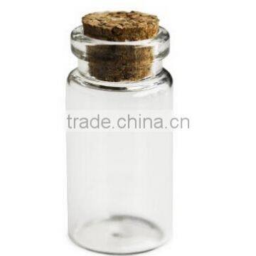 good quality glass jar with cork lid