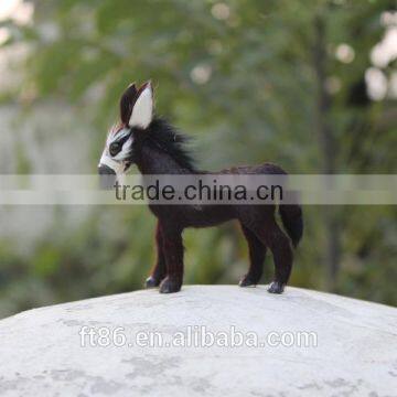 Simulated Furry Small Animal Toy Donkey
