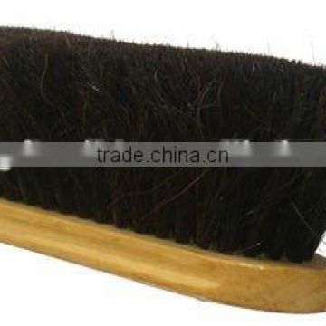 Dandy brush with black horse hair