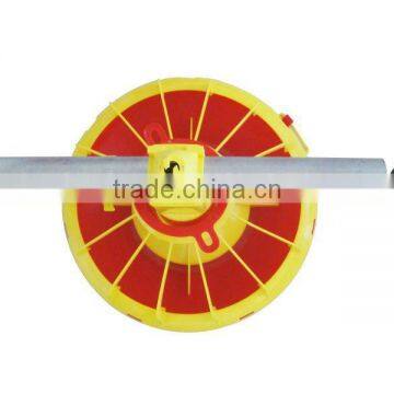 Height Adjustable Floor Farming System Auger Feeder Pans