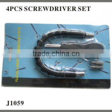 Flexible Shaft Screwdriver and Bit Set