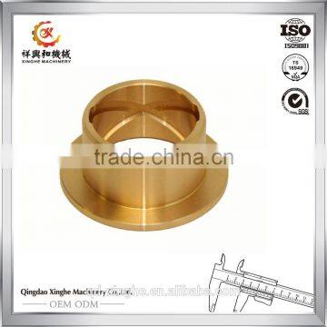 Custom machined parts custom metal cnc brass control arm bushing with polishing