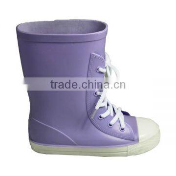 Girls Cheap Lightweight Shoes Lace Rain Boots photo-2