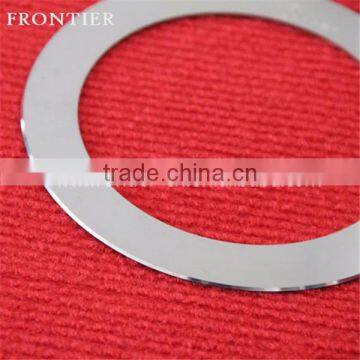 Round steel blades for cutting fabric textile