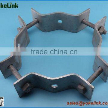 Customized OEM Manufacturer Hot Dip Galvanized Adjustable Pole Band photo-2