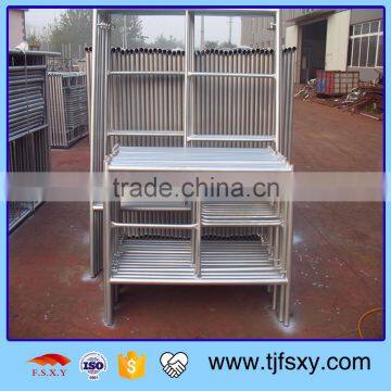 China Standard Drop Lock Ladder Frame Scaffolding photo-2