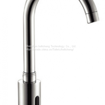 High goose neck induction faucet