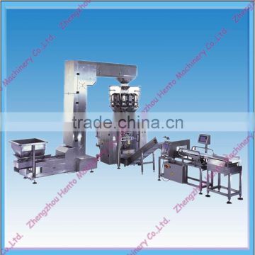 Multiple Combination Weigher Packaging / Cashew Nut Packing Machine Line