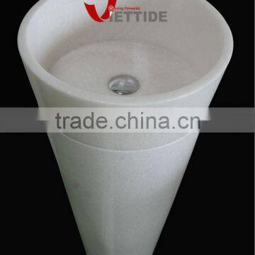 Marble Stone Pedestal Wash Basin