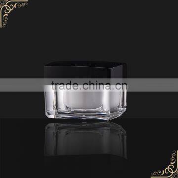 Square plastic acrylic cosmetic jar acrylic 15 30 50