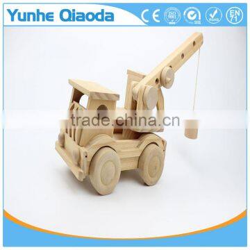 Puzzles Big Crane Car 3D Woodcraft Kit Assemble Paint DIY Toys for Kids Adults the Best Birthday Gift photo-5