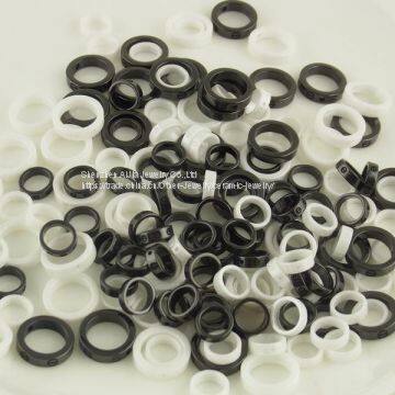 Cubic Zirconia Ceramic Rings Engagement Rings For Wedding photo-4