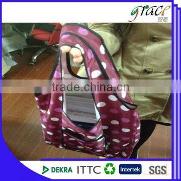 polyester / Nylon foldable shopping bag for promotion