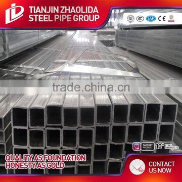 1 / 2 Inch - 4 Inch Dia Cold Rolled Steel Square Tube / Pre Galvanized Square Tube With Factory Price photo-4