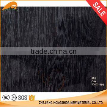PVC Wood Grain Paper Laminate Decorative Film Used for Furniture photo-2