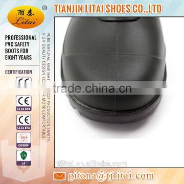 Black Women Pvc Working Boots,classicial Pvc Safety Rain Boots photo-4