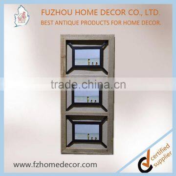 Classical Decorative Antique Wood Metal With Multi Window Photo Frame photo-4