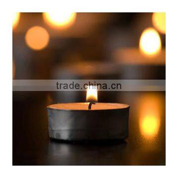 N536 White Color Tea Light Type Tin Candles photo-5