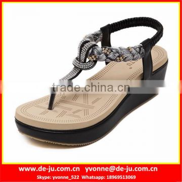 Handmade Cheap Leather Peep Toe Sandals