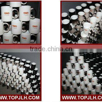 Promotional Gitem White Coated Ceramic White Blank Sublimation Mug photo-2