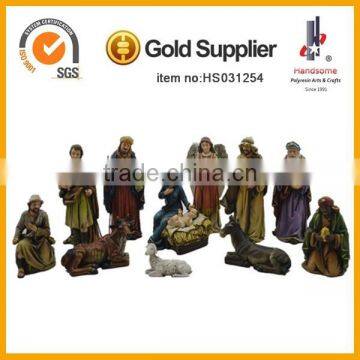 High Quality Christmas Crib Nativity Set Figuris photo-3