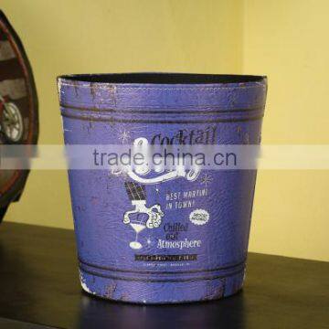 Inno-crea Home Office Waterproof Decorative Leather Trash Can photo-5