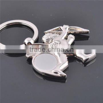 Customized High Quality Stainless Steel High-heeled Shoes Keychains Factory photo-3