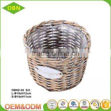 2017 Fashionable Wholesale Cheap Pure Handmade Custom Wicker Flower Basket photo-3