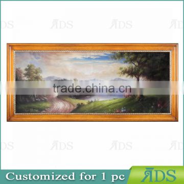 Wall Decorative Handmade Handmade Beautiful Scenery Oil Painting On Canvas