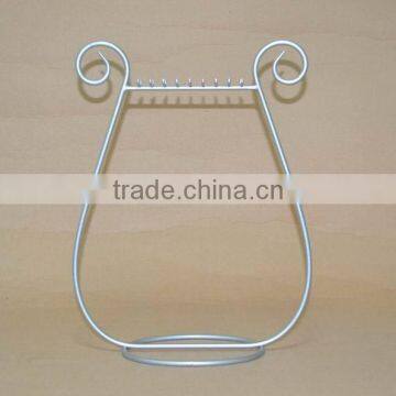 Metal jewelry display stand