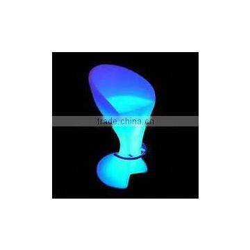 Hot Sale Ghost Chair Rechargeable LED Luminous High Bar Stools 54*50*108cm for Nightclub photo-5
