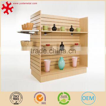 H-united Slatwall Stand Gondola With Shelevs for Clothing Retail Store With Good Quality photo-2