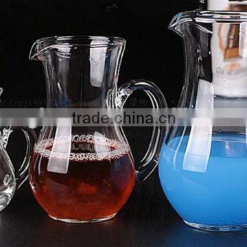 Different size glass wine jug crystal wine pouring jug