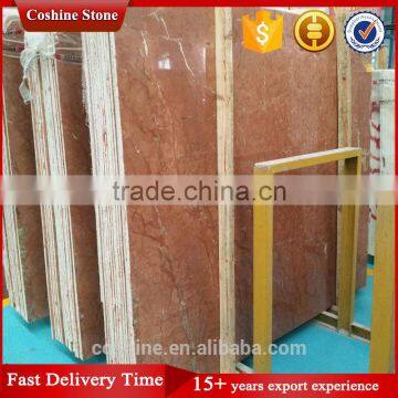 Natural Stone White Veins Alicante Coral Red Marble Slabs photo-4